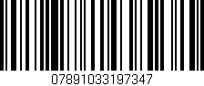 Código de barras (EAN, GTIN, SKU, ISBN): '07891033197347'