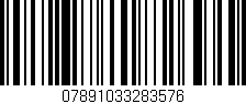 Código de barras (EAN, GTIN, SKU, ISBN): '07891033283576'