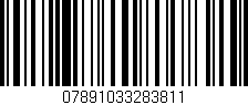 Código de barras (EAN, GTIN, SKU, ISBN): '07891033283811'