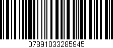 Código de barras (EAN, GTIN, SKU, ISBN): '07891033285945'