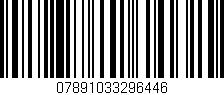Código de barras (EAN, GTIN, SKU, ISBN): '07891033296446'