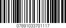 Código de barras (EAN, GTIN, SKU, ISBN): '07891033701117'