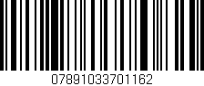 Código de barras (EAN, GTIN, SKU, ISBN): '07891033701162'