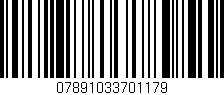 Código de barras (EAN, GTIN, SKU, ISBN): '07891033701179'