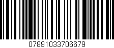 Código de barras (EAN, GTIN, SKU, ISBN): '07891033706679'