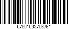 Código de barras (EAN, GTIN, SKU, ISBN): '07891033706761'