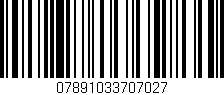 Código de barras (EAN, GTIN, SKU, ISBN): '07891033707027'