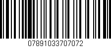 Código de barras (EAN, GTIN, SKU, ISBN): '07891033707072'