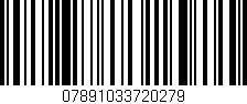 Código de barras (EAN, GTIN, SKU, ISBN): '07891033720279'