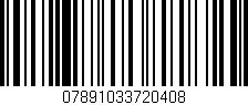 Código de barras (EAN, GTIN, SKU, ISBN): '07891033720408'