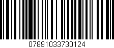 Código de barras (EAN, GTIN, SKU, ISBN): '07891033730124'
