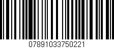Código de barras (EAN, GTIN, SKU, ISBN): '07891033750221'