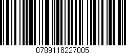 Código de barras (EAN, GTIN, SKU, ISBN): '0789116227005'