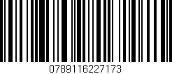 Código de barras (EAN, GTIN, SKU, ISBN): '0789116227173'