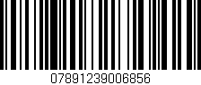 Código de barras (EAN, GTIN, SKU, ISBN): '07891239006856'