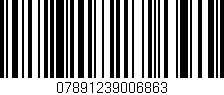 Código de barras (EAN, GTIN, SKU, ISBN): '07891239006863'