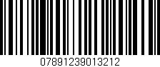 Código de barras (EAN, GTIN, SKU, ISBN): '07891239013212'