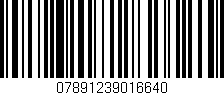 Código de barras (EAN, GTIN, SKU, ISBN): '07891239016640'