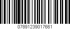 Código de barras (EAN, GTIN, SKU, ISBN): '07891239017661'