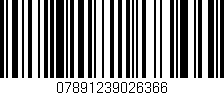Código de barras (EAN, GTIN, SKU, ISBN): '07891239026366'