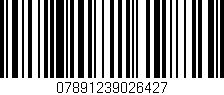 Código de barras (EAN, GTIN, SKU, ISBN): '07891239026427'