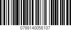 Código de barras (EAN, GTIN, SKU, ISBN): '0789140056107'