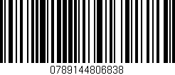 Código de barras (EAN, GTIN, SKU, ISBN): '0789144806838'
