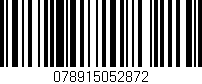 Código de barras (EAN, GTIN, SKU, ISBN): '078915052872'
