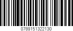 Código de barras (EAN, GTIN, SKU, ISBN): '0789151322130'