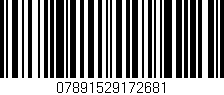 Código de barras (EAN, GTIN, SKU, ISBN): '07891529172681'
