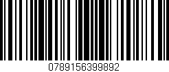 Código de barras (EAN, GTIN, SKU, ISBN): '0789156399892'