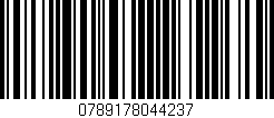 Código de barras (EAN, GTIN, SKU, ISBN): '0789178044237'
