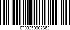 Código de barras (EAN, GTIN, SKU, ISBN): '0789258902662'