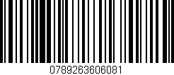 Código de barras (EAN, GTIN, SKU, ISBN): '0789263606081'