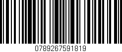 Código de barras (EAN, GTIN, SKU, ISBN): '0789267591819'