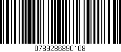 Código de barras (EAN, GTIN, SKU, ISBN): '0789286890108'