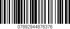 Código de barras (EAN, GTIN, SKU, ISBN): '07892944876376'