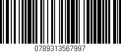 Código de barras (EAN, GTIN, SKU, ISBN): '0789313567997'