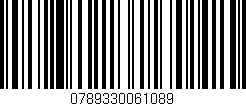 Código de barras (EAN, GTIN, SKU, ISBN): '0789330061089'