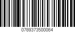 Código de barras (EAN, GTIN, SKU, ISBN): '0789373500064'