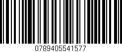 Código de barras (EAN, GTIN, SKU, ISBN): '0789405541577'