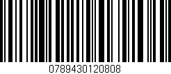 Código de barras (EAN, GTIN, SKU, ISBN): '0789430120808'