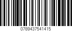 Código de barras (EAN, GTIN, SKU, ISBN): '0789437541415'