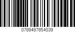Código de barras (EAN, GTIN, SKU, ISBN): '0789487854039'