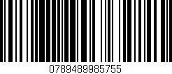Código de barras (EAN, GTIN, SKU, ISBN): '0789489985755'