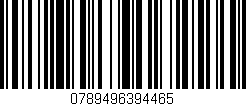 Código de barras (EAN, GTIN, SKU, ISBN): '0789496394465'