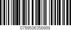 Código de barras (EAN, GTIN, SKU, ISBN): '0789506356889'
