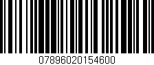 Código de barras (EAN, GTIN, SKU, ISBN): '07896020154600'