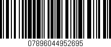 Código de barras (EAN, GTIN, SKU, ISBN): '07896044952695'
