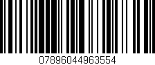 Código de barras (EAN, GTIN, SKU, ISBN): '07896044963554'